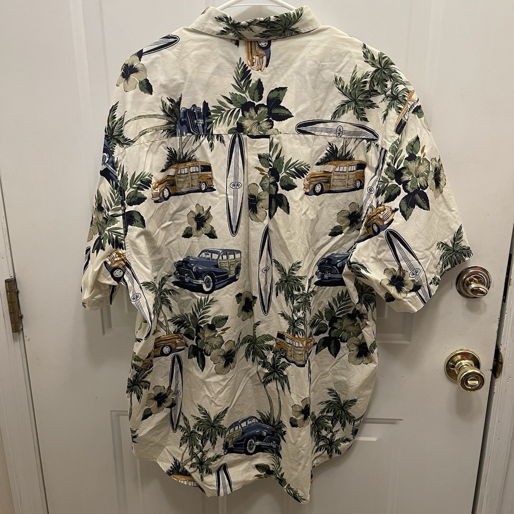 Natural Issue Hawaiian Shirt Wrinkle Free Mens‎ XXL Tropical Short Sleeve Surf - Picture 5 of 6